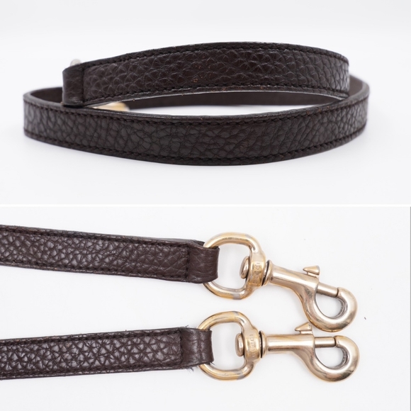 ❌️❌️SOLD ❌️❌️AD10❤️ Gucci GG Canvas and Leather Charm Dome Satchel - Picture 9 of 16